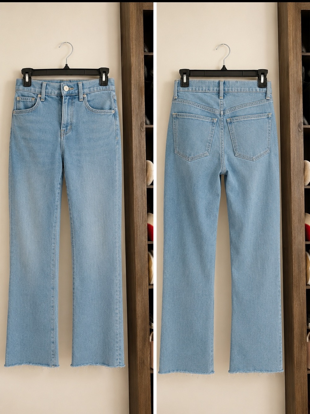 Light Blue Women's Straight-Leg Jeans